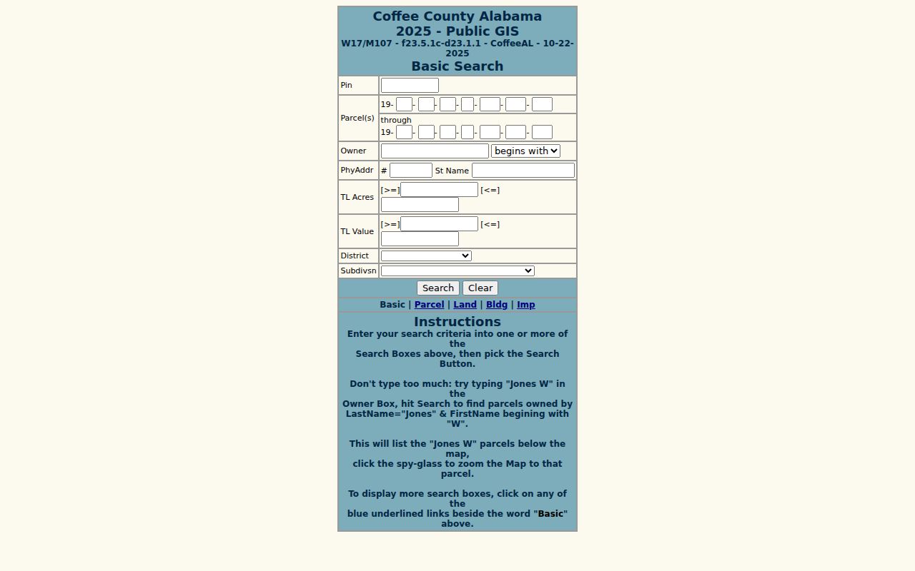 Enterprise residents directory Coffee County property search