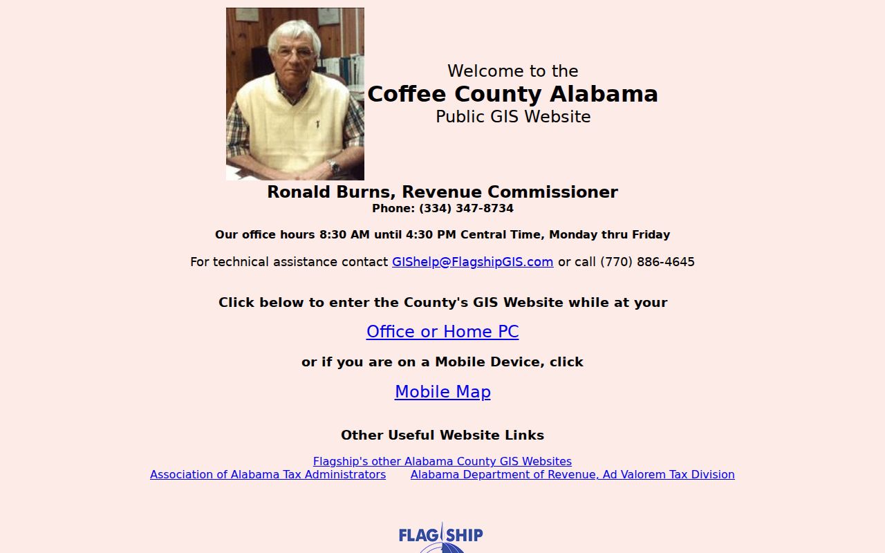 Enterprise street directory Coffee County parcel map